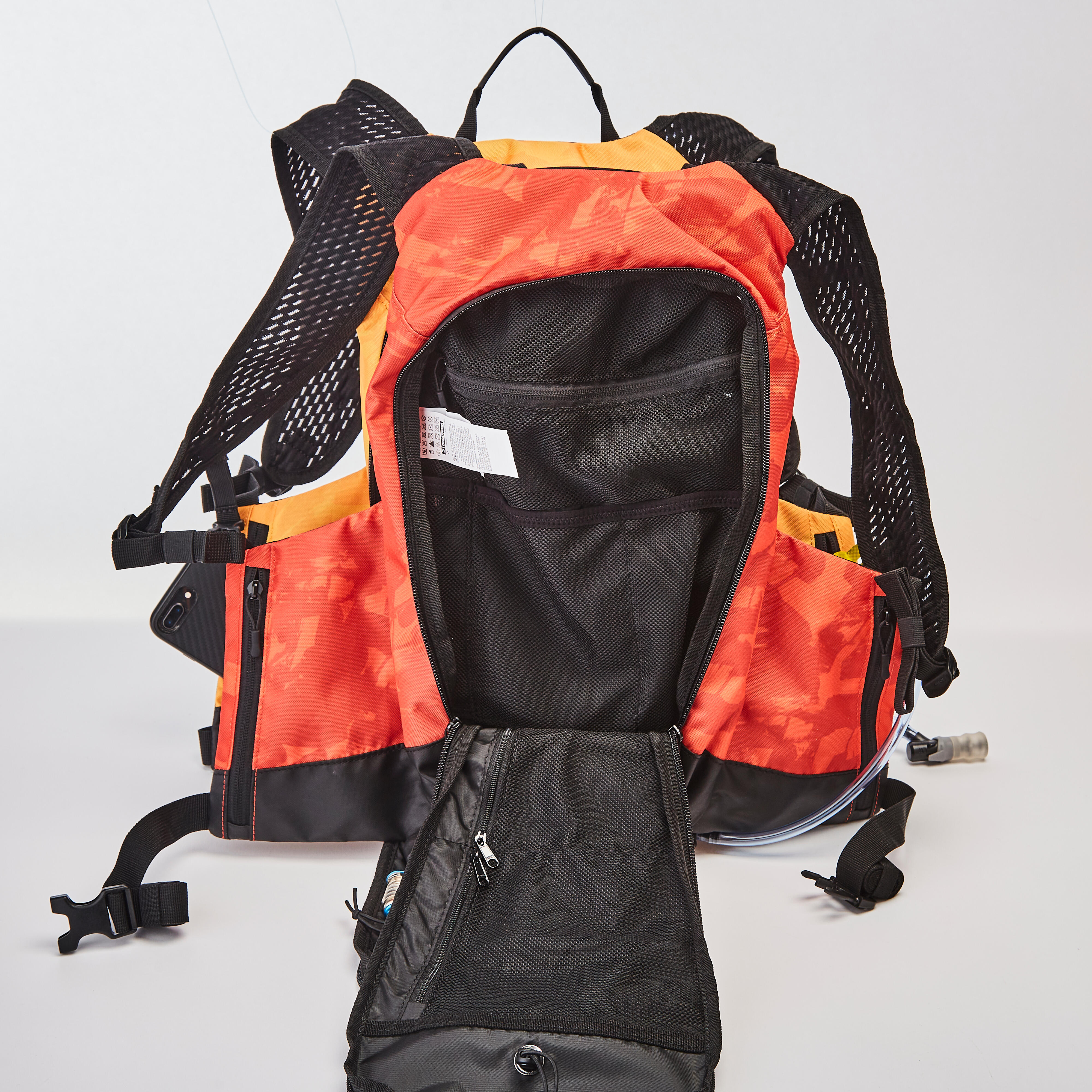 7 L / 2 L MTB Hydration Backpack - Explore Red - ROCKRIDER