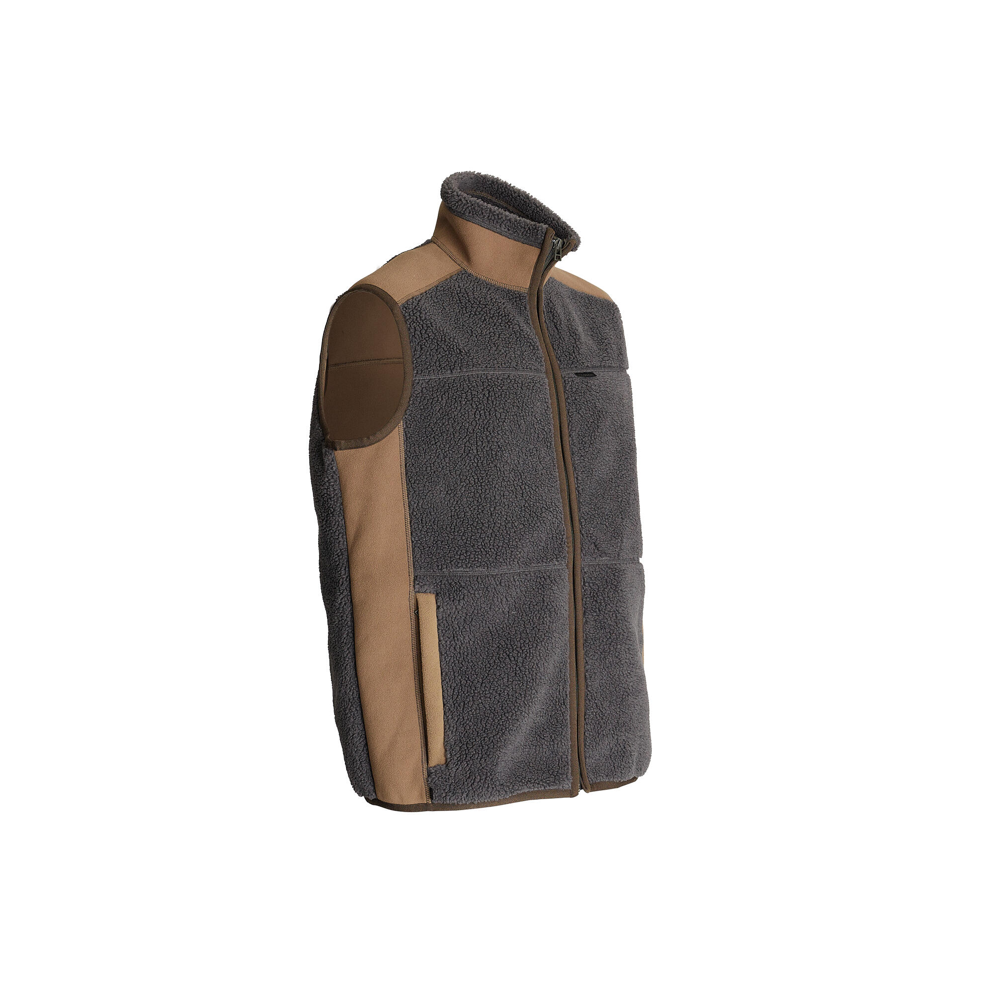 Fleeceweste 500 angeraut grau  13/19