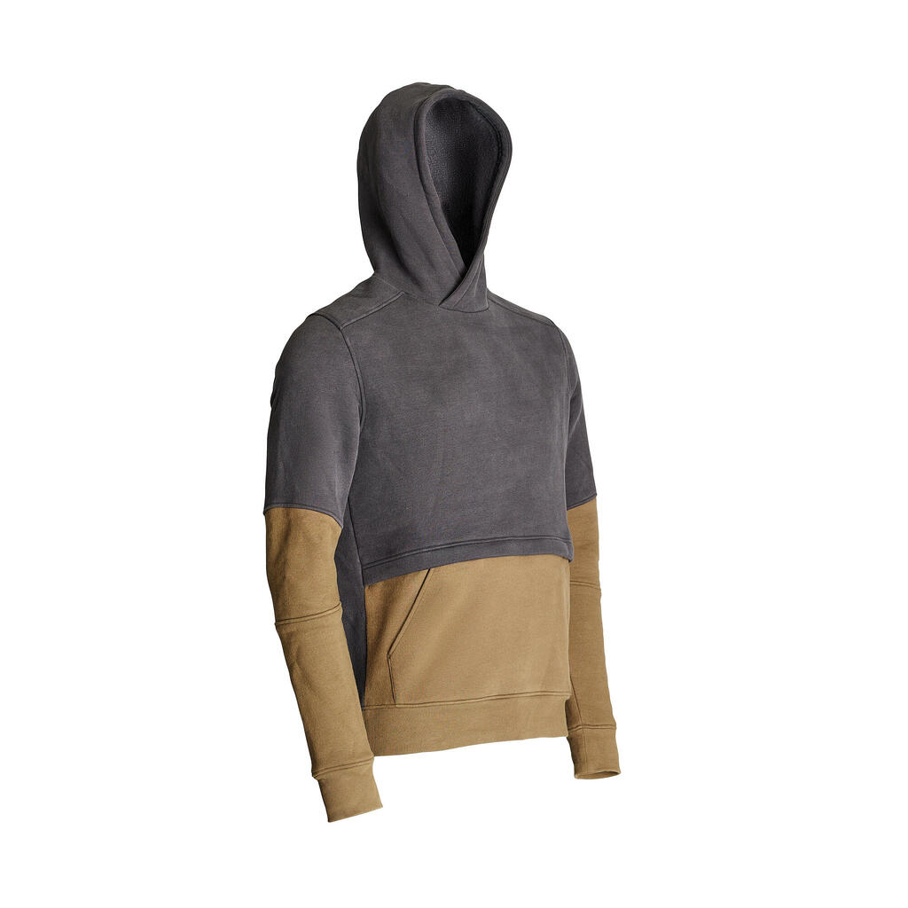 Kapuzensweater 500 khaki/camouflage 