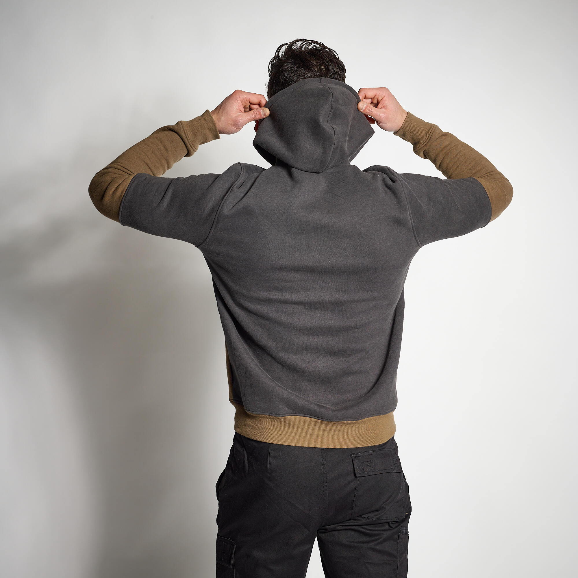 Hooded Sweatshirt - 500 
Beige - SOLOGNAC