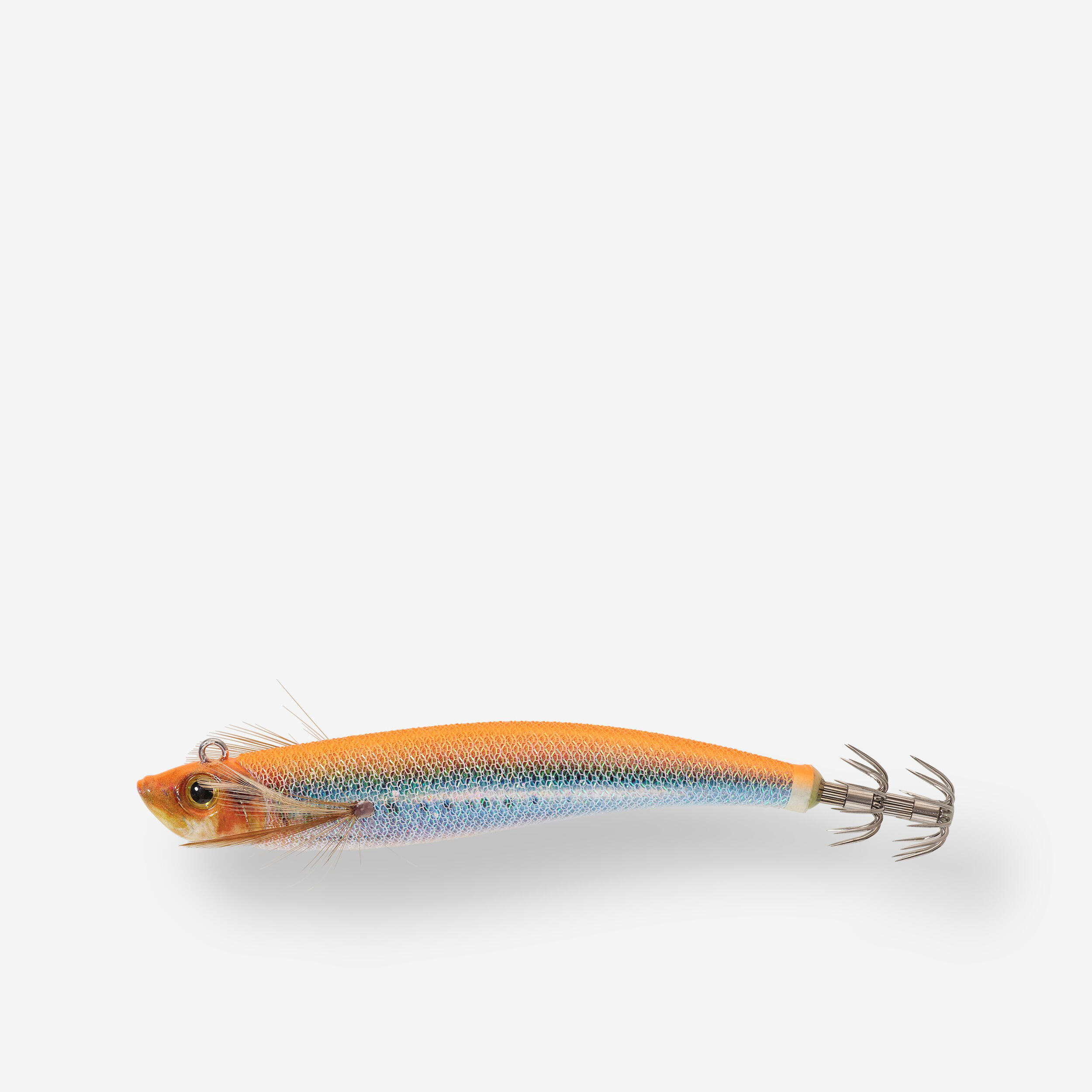 Squid fishing ultra-sinking jig TYP RUN EBIFISH 3.0/120 Flashy orange 1/10