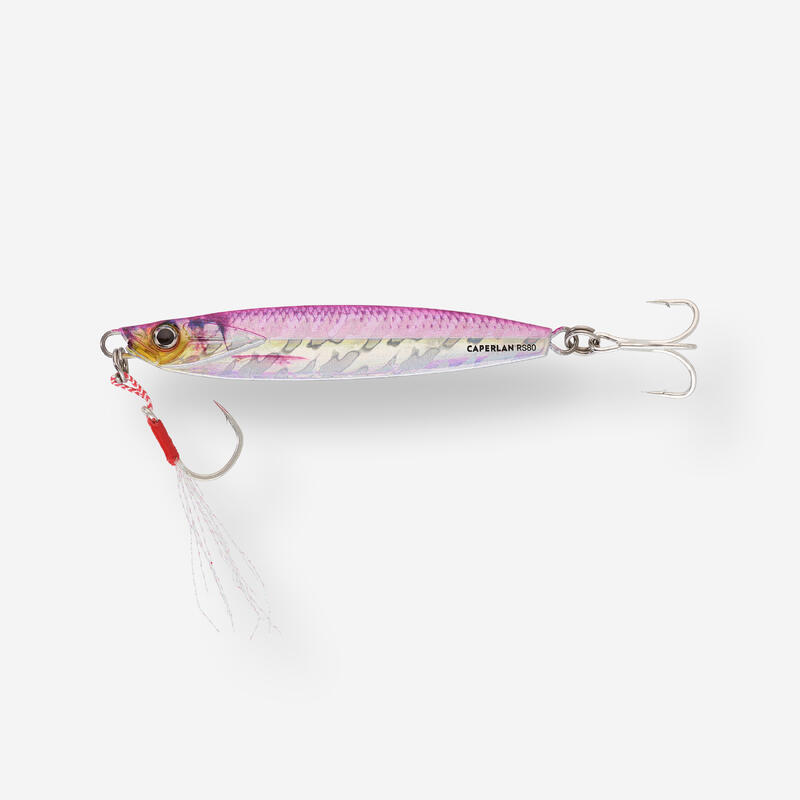 Asist İğneli Jig - Balıkçılık - 80 g 103 mm - Pembe Ringa Balığı - Biastos