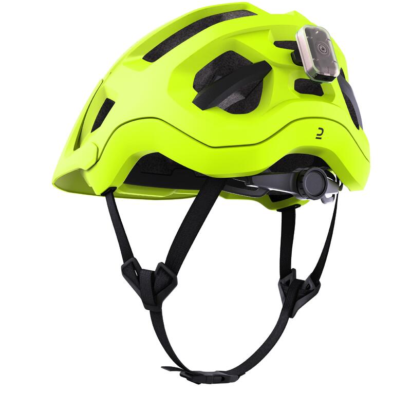 CASQUE VELO VTT EXPL 500 JAUNE FLUO