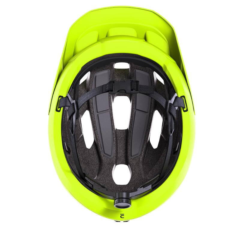 Casco bici mtb ST 500 giallo fluo