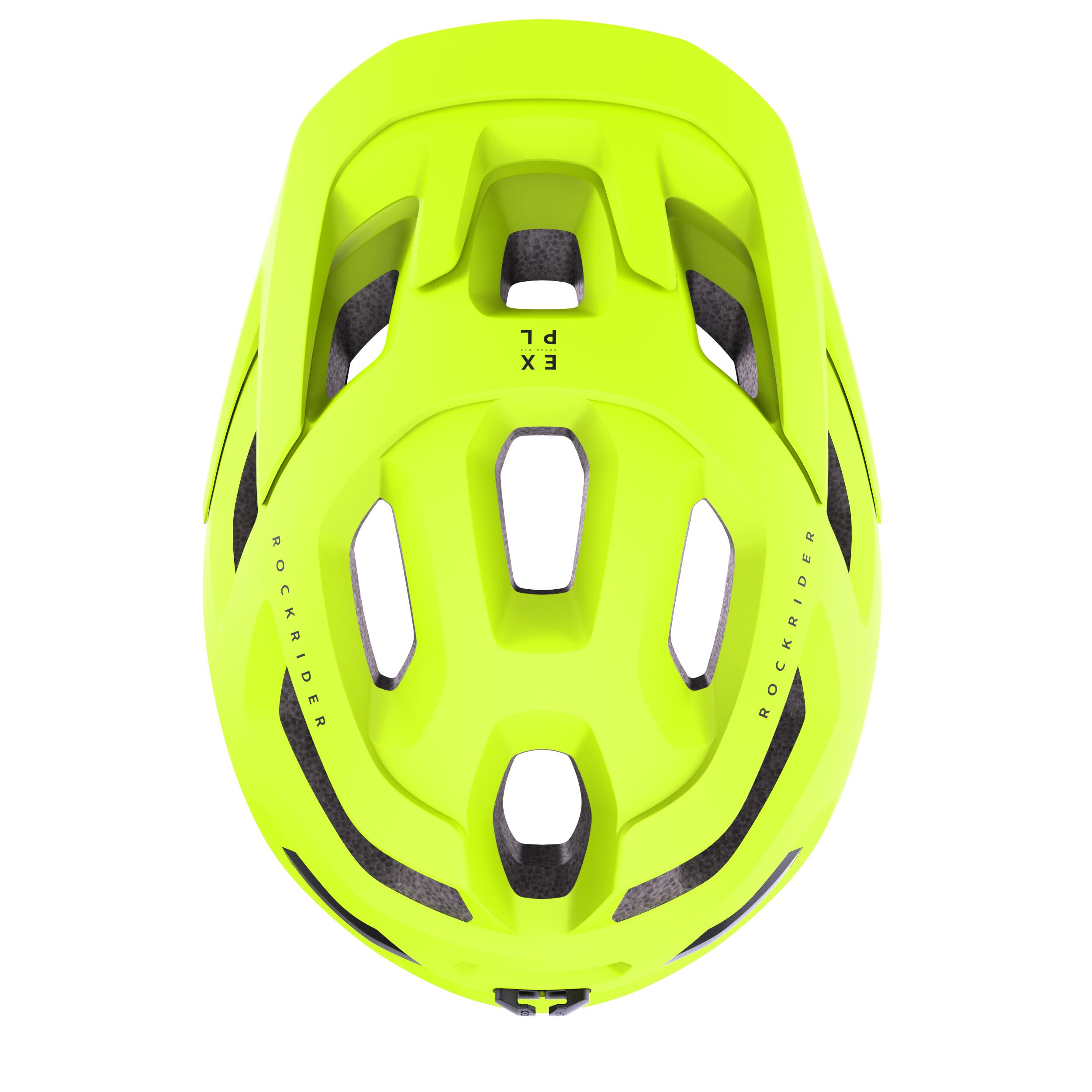 Mountain Biking Helmet EXPL 500 - Neon Yellow 16/18
