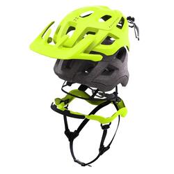 CASQUE VELO VTT EXPL 500 JAUNE FLUO