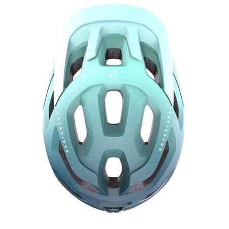 Casco bicicleta MTB adulto Rockrider ST 500 azul degradado