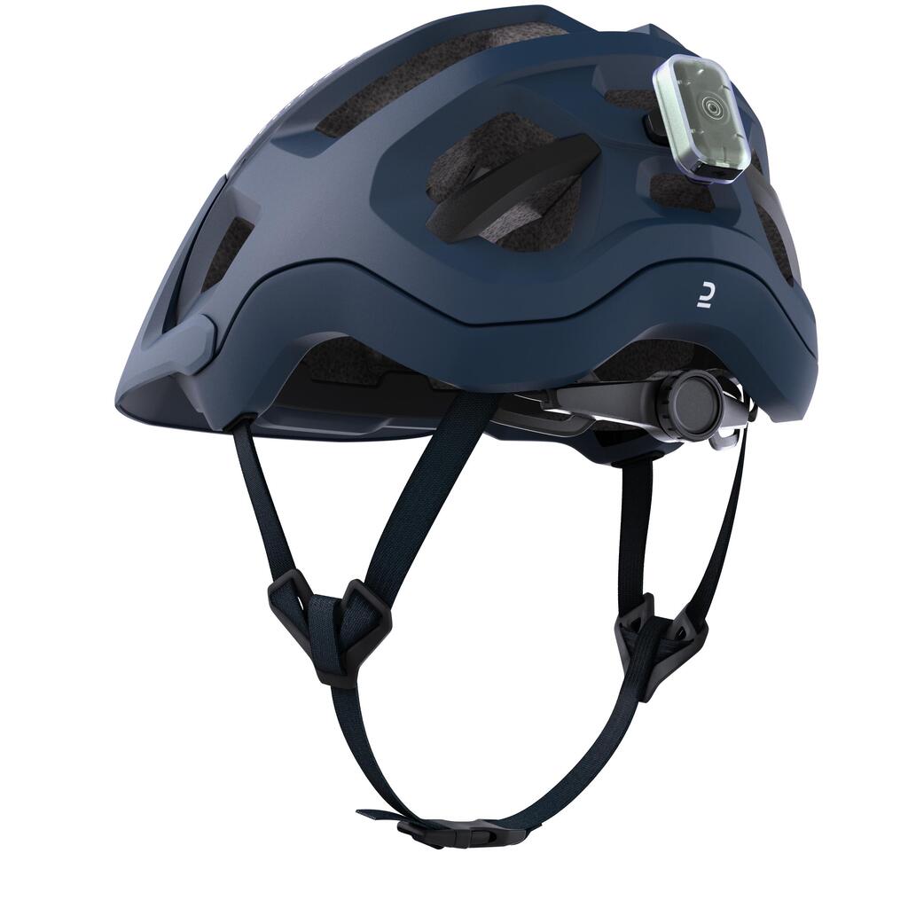 CASQUE VELO VTT EXPL 500 BLEU