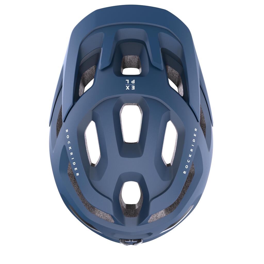 CASQUE VELO VTT EXPL 500 BLEU