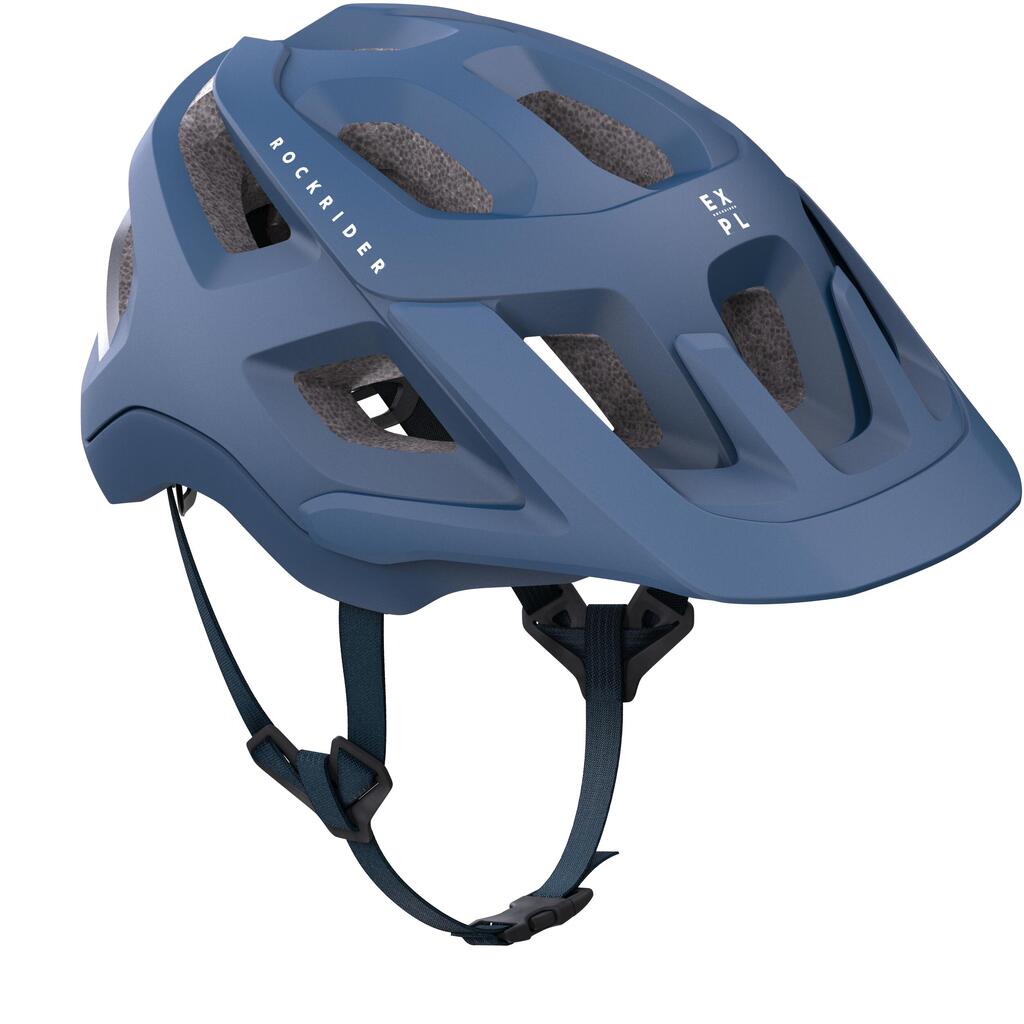 Fahrradhelm MTB ST 500 blau