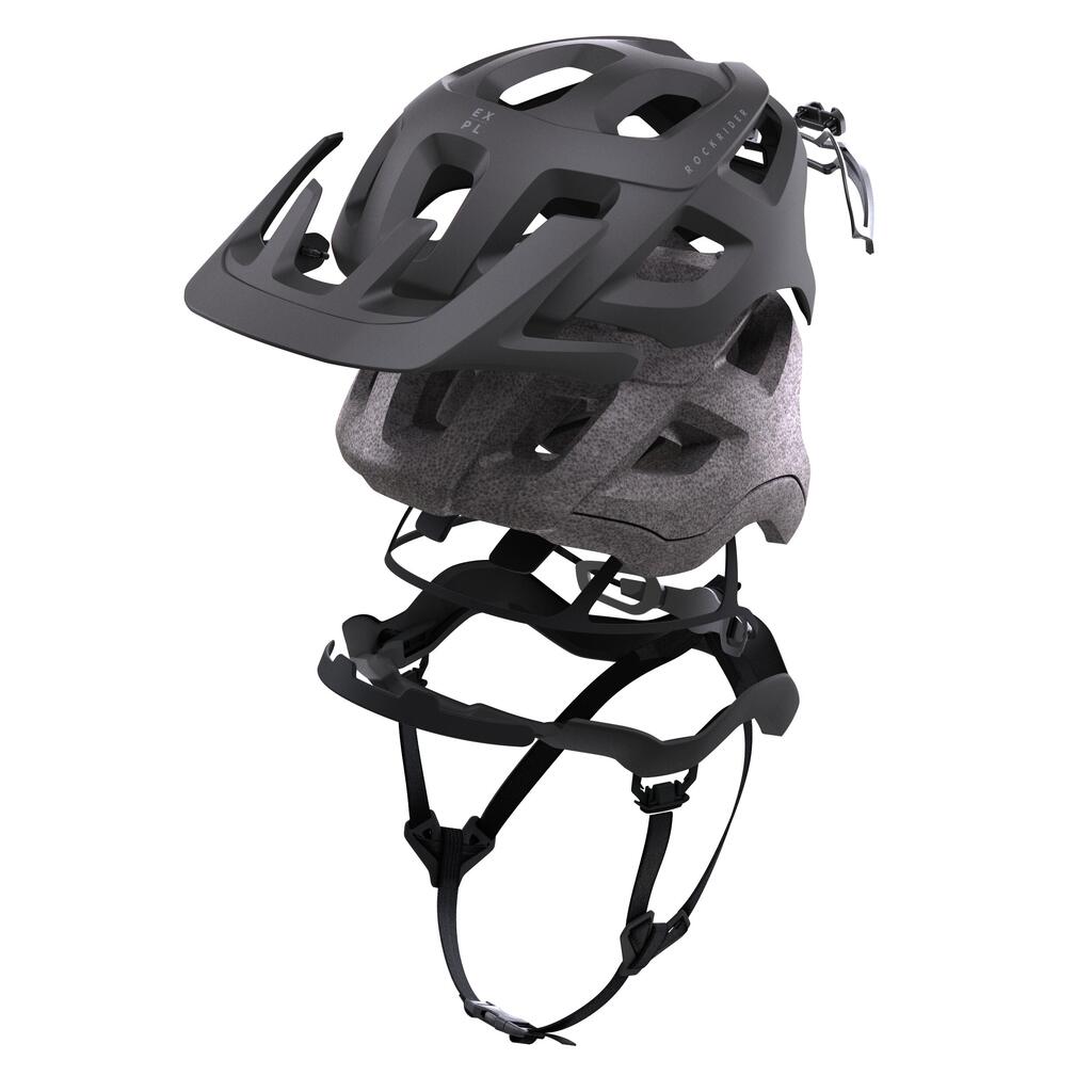 CASQUE VELO VTT EXPL 500 BLEU