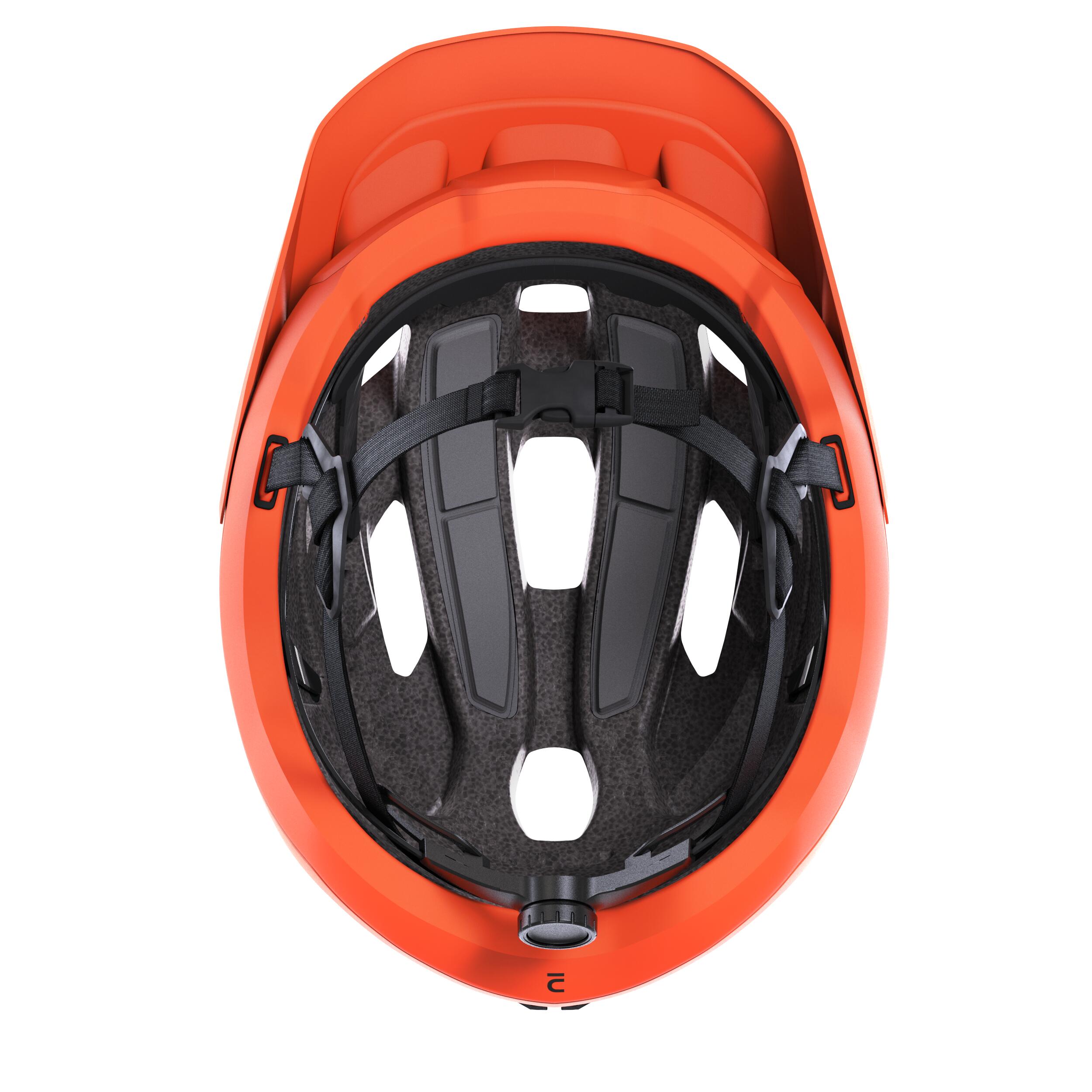 Mountain Biking Helmet EXPL 500 - Neon Orange 7/8