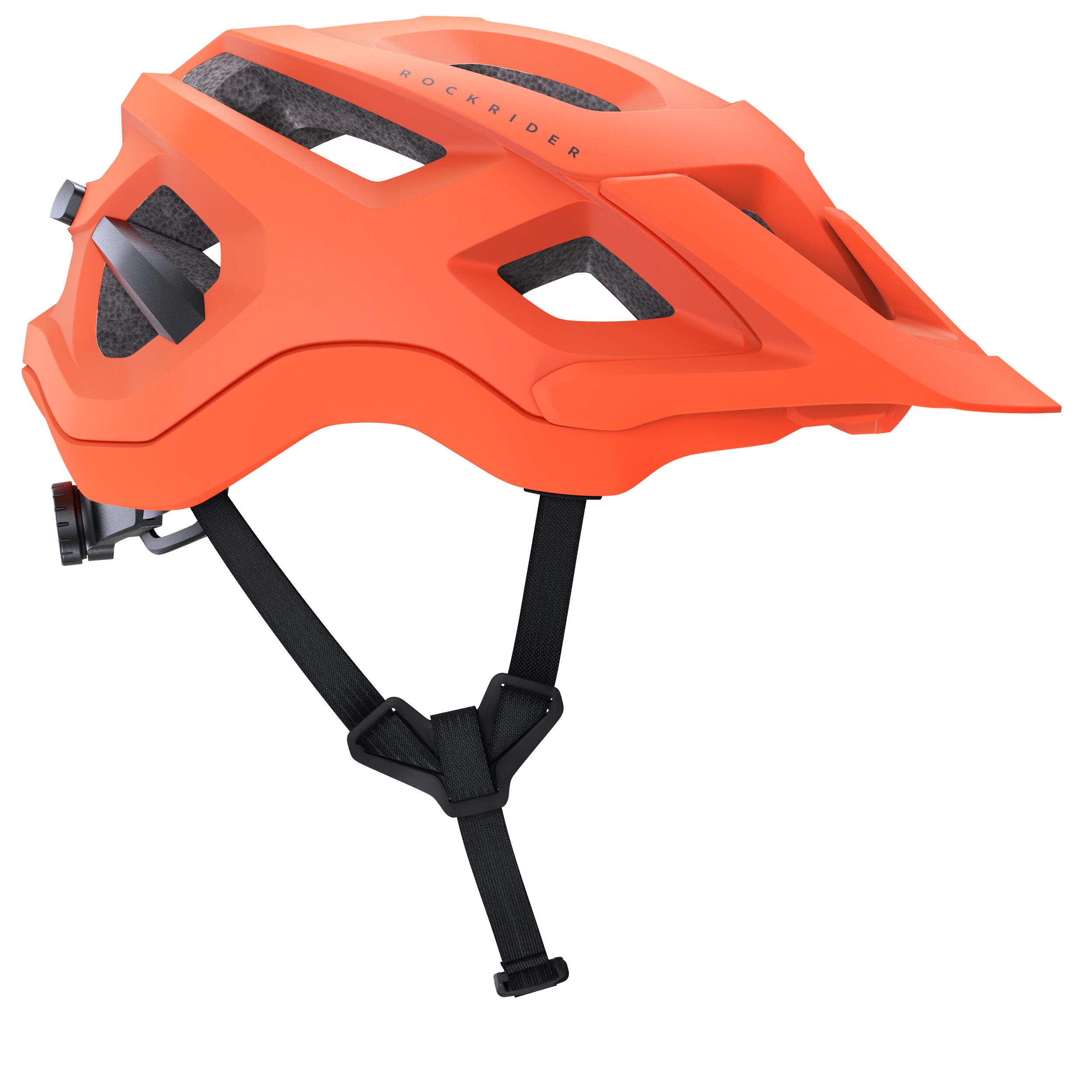 Mountain Biking Helmet EXPL 500 Neon Orange Decathlon