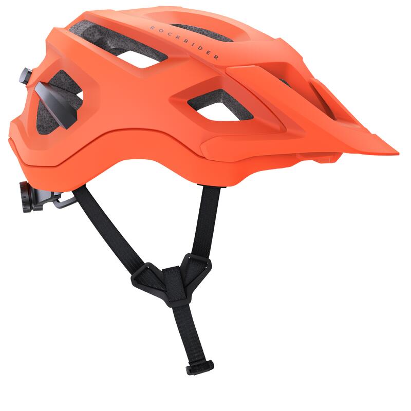 登山車安全帽 EXPL 500－螢光橘