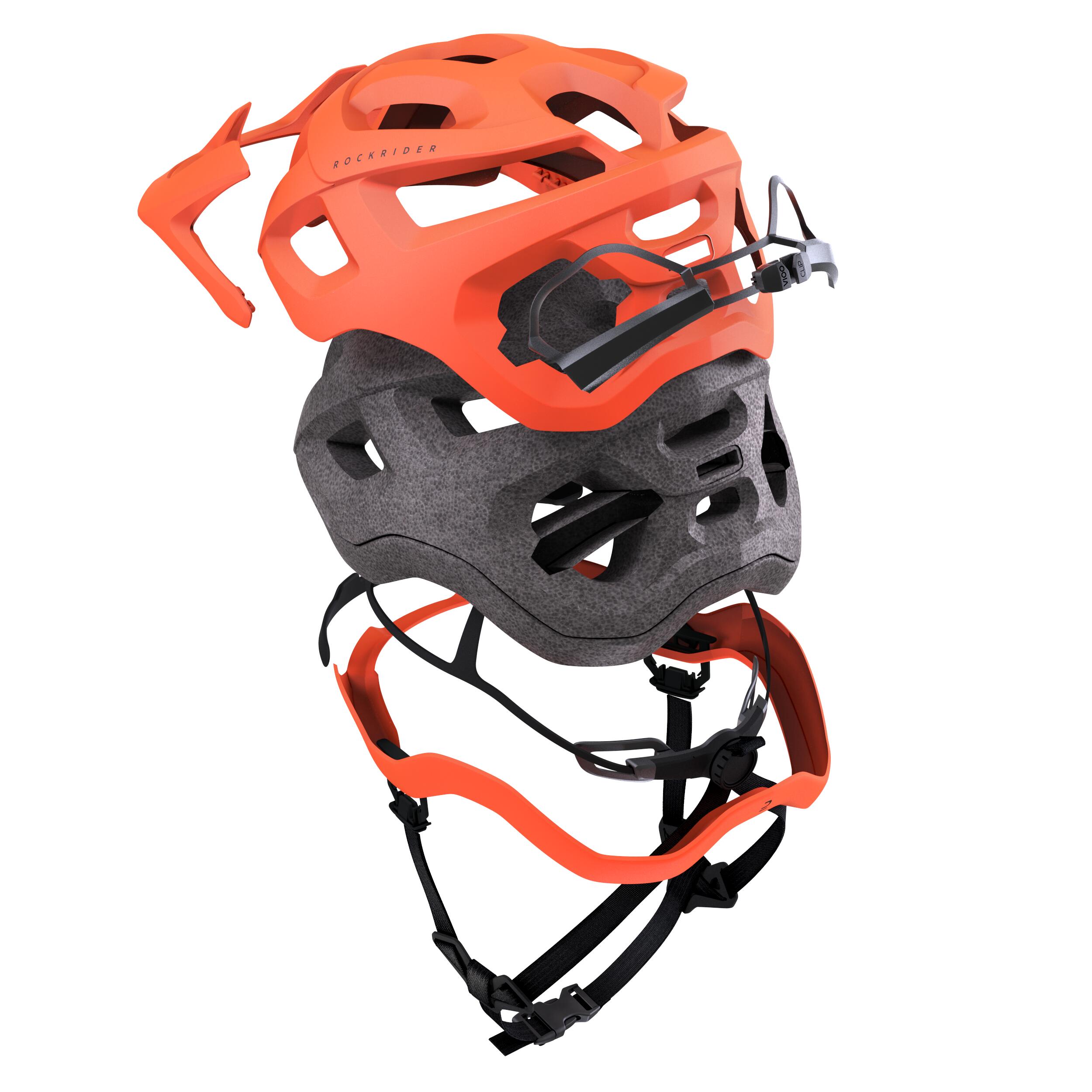 Mountain Biking Helmet EXPL 500 - Neon Orange 9/13