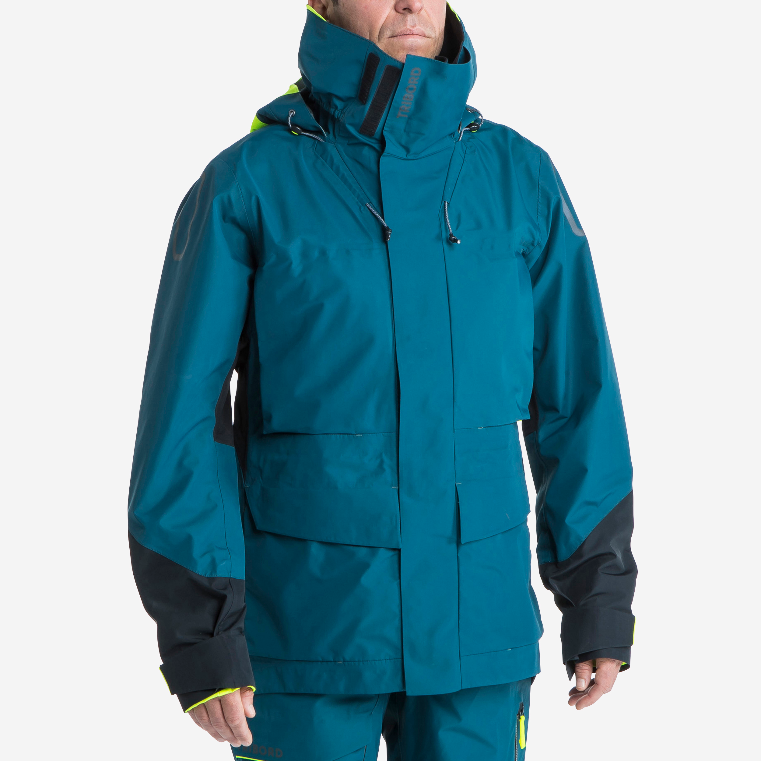 Salopette de pêche imperméable chaude Homme - FO 500 TH grise CAPERLAN