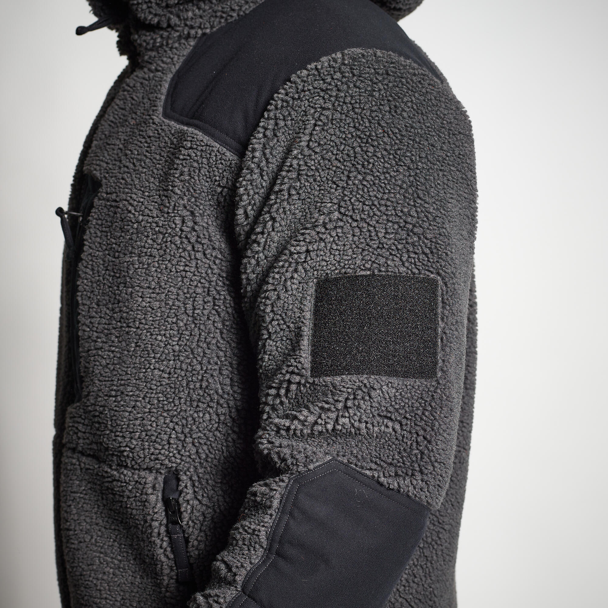 Warm Sherpa Fleece - 900 Grey - SOLOGNAC