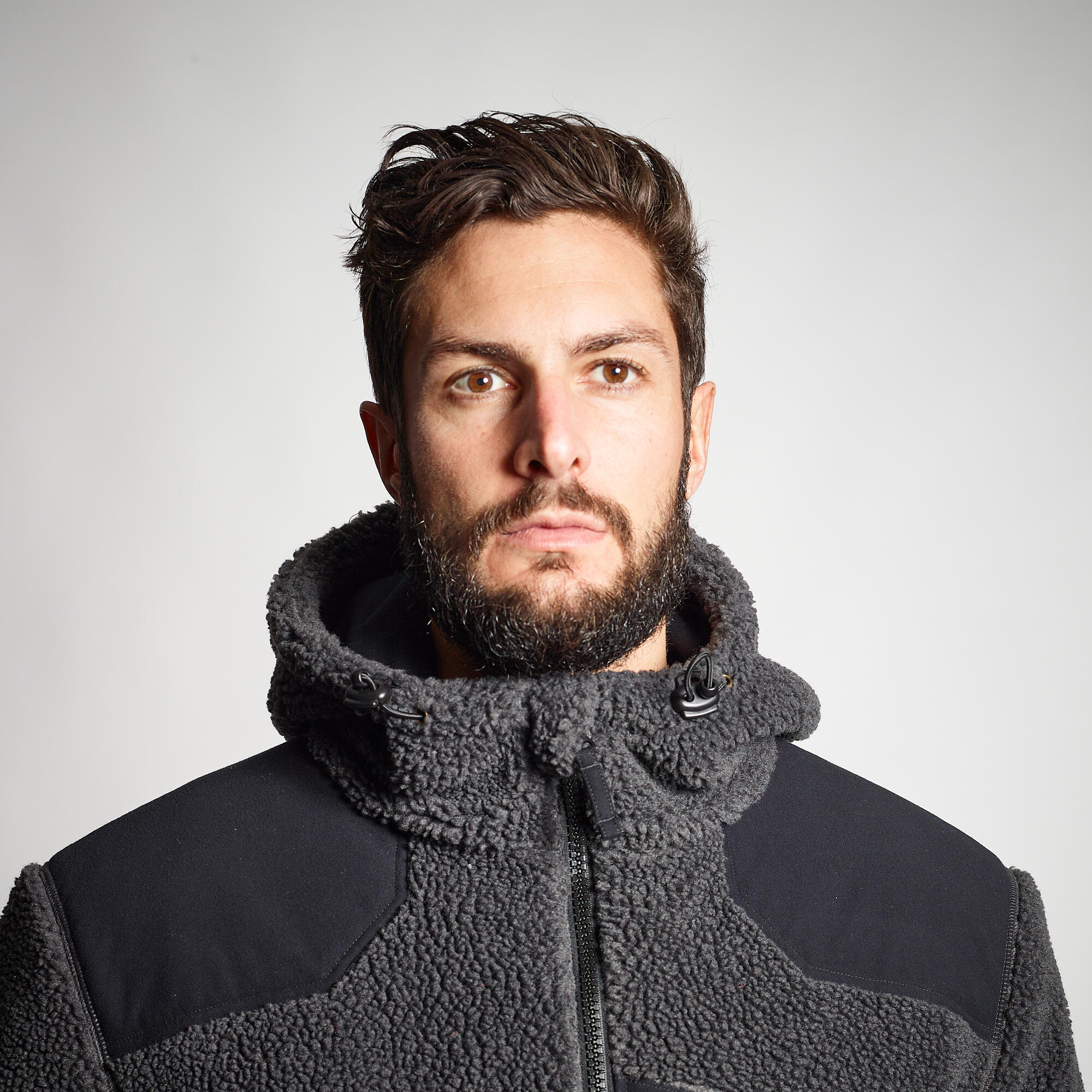 Warm Sherpa Fleece - 900 Grey - SOLOGNAC