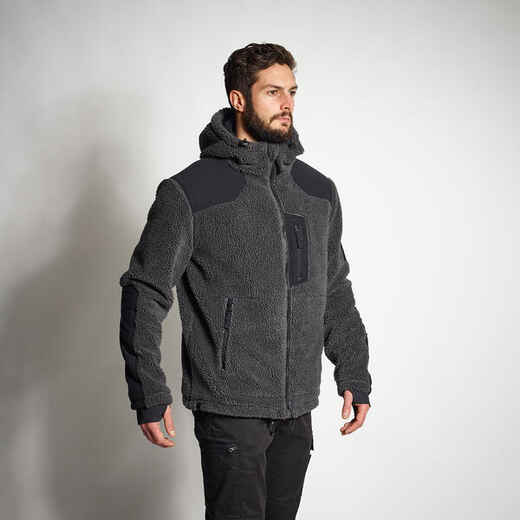 
      Fleecejacke 900 warm wattiert grau 
  