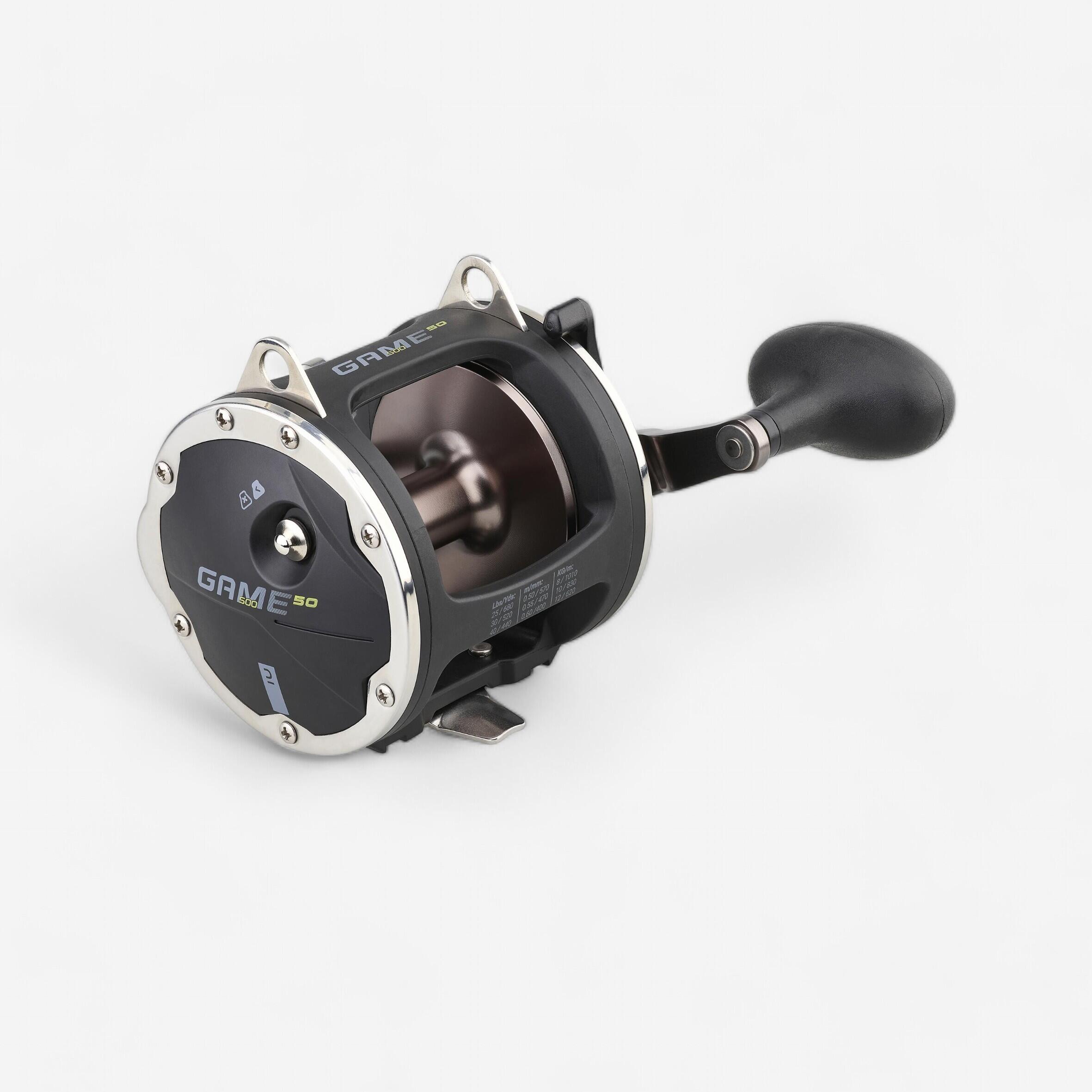 Saltwater trolling reels