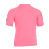 Uv-werend shirt met korte mouwen voor peuters en kleuters roze