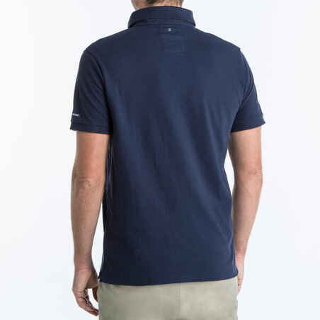 Polo vela manga corta Hombre Tribord Sailing azul