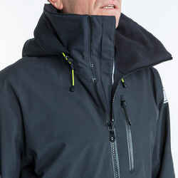 Men's Waterproof and Wind-proof Sailing Jacket SAILING 500 black