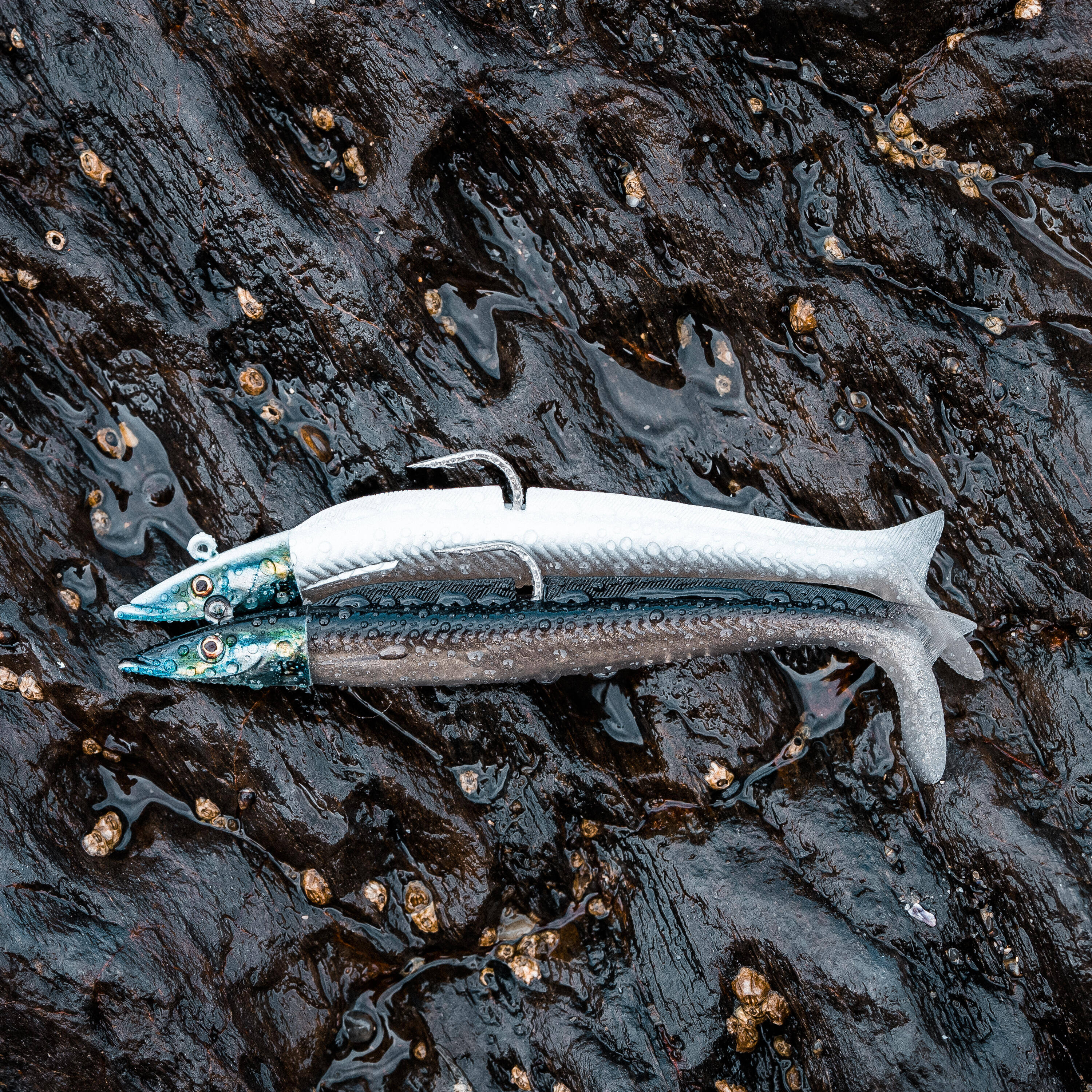 Fishing Soft Lure Sand Eel 150 18g - Black Back / White Back -  4
