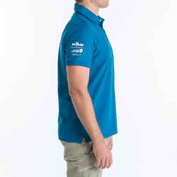 Short-sleeved Men’s Sailor Polo Shirt Sailing 100 FFV - Blue