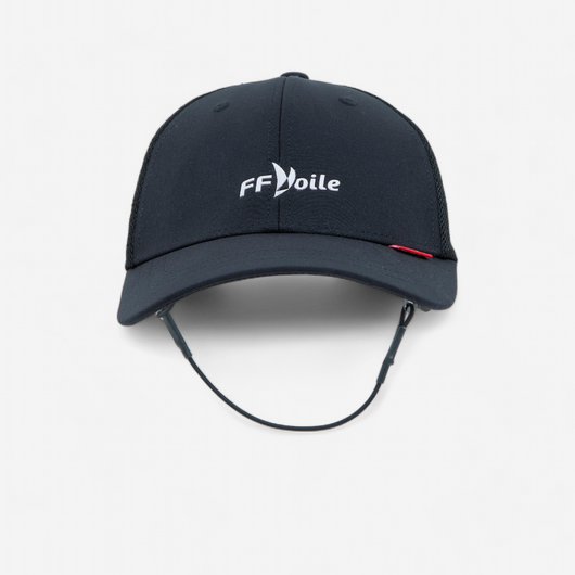 Casquette bateau Sailing 500 adulte voile Noir FFV
