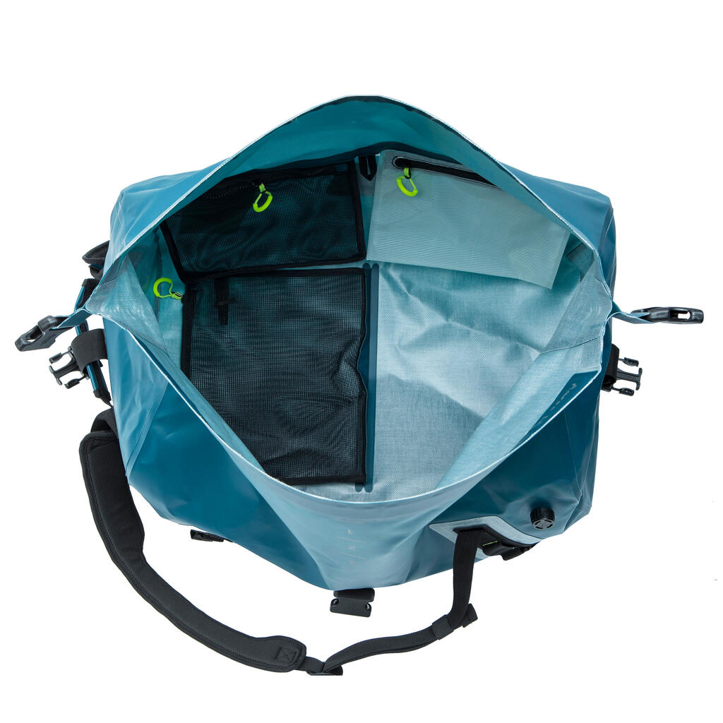 Torba za jedrenje vodootporna 60 L - žuto/crna