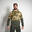 SWEAT A CAPUCHE 500 BICOLORE KAKI CAMOUFLAGE