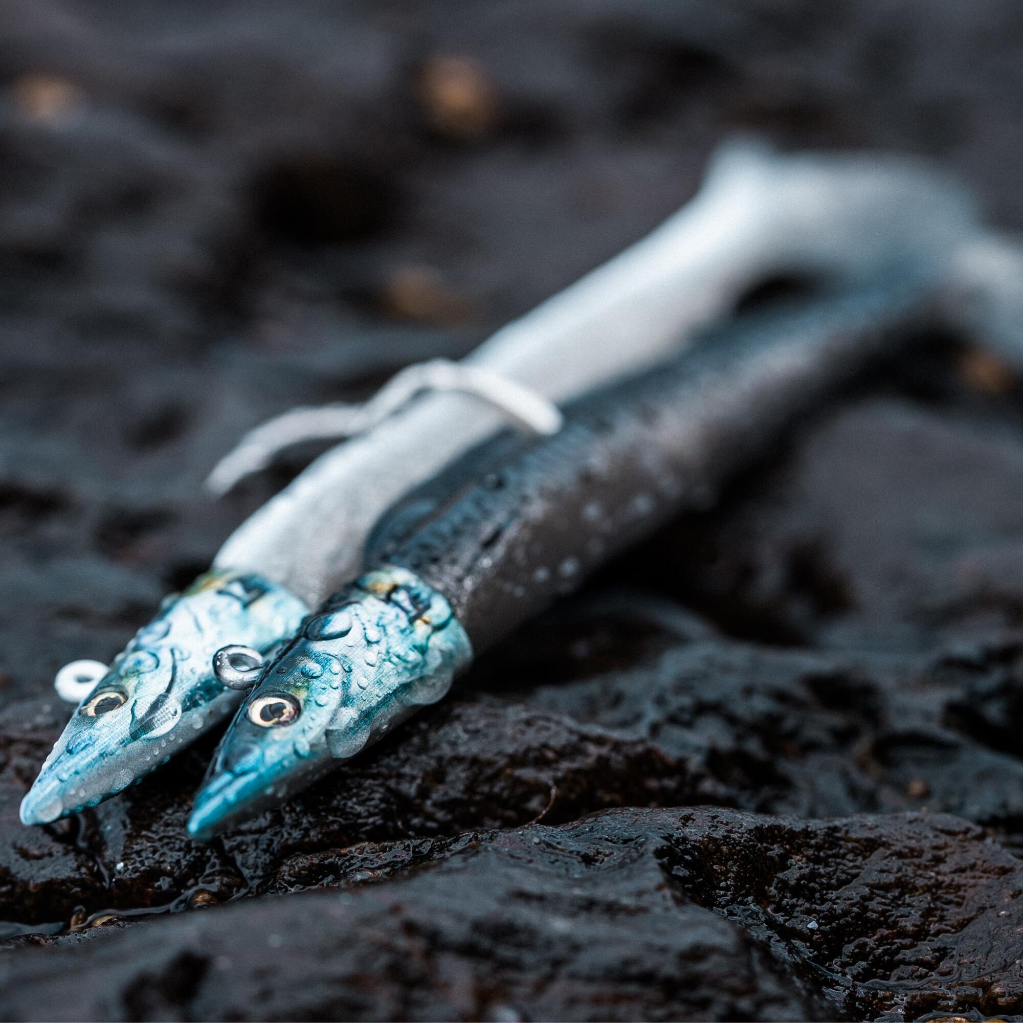 Supple Lures Sand Eel 12 g - Eelo Combo 110 Black/White - CAPERLAN