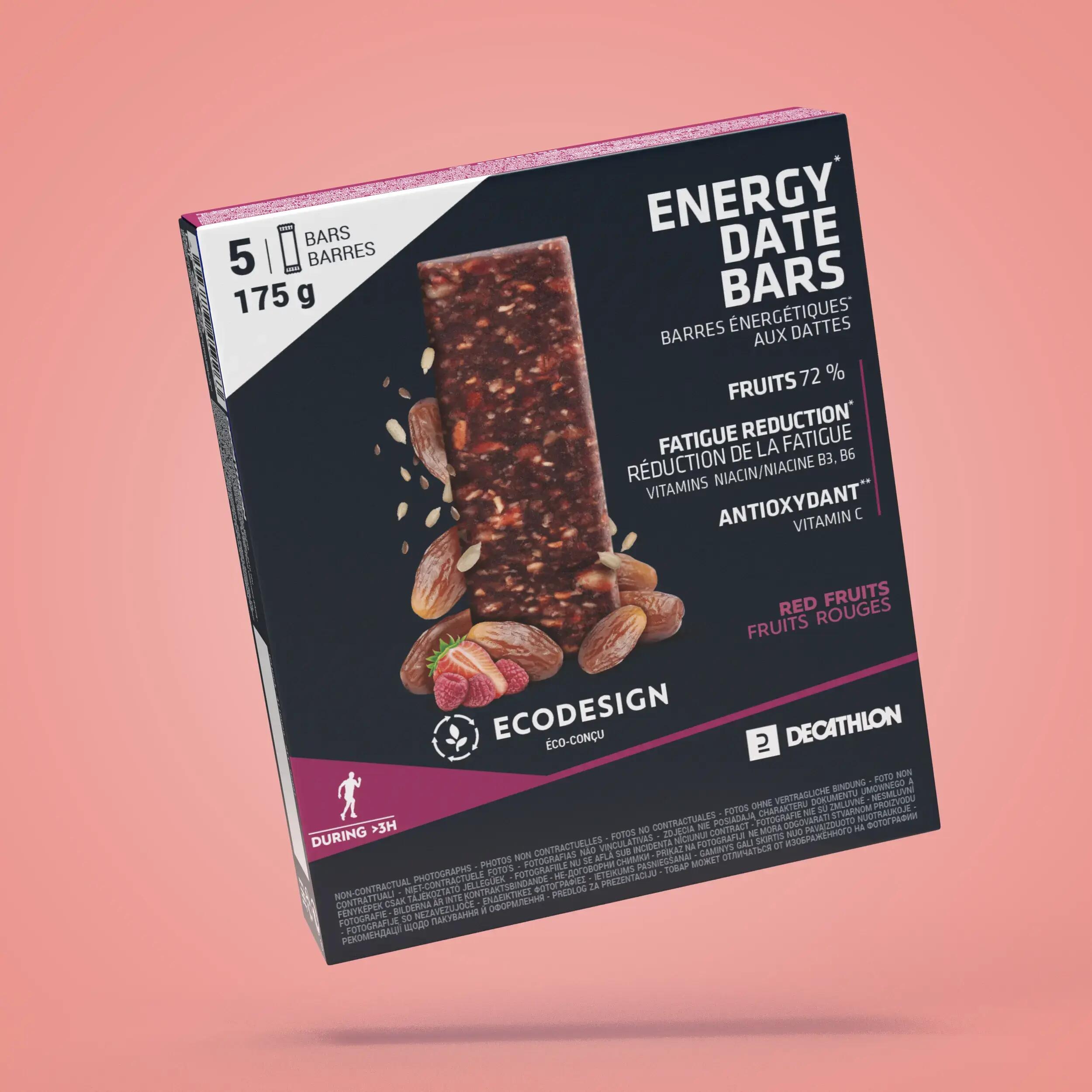 Baton energizant cu curmale și fructe de pădure, ×5 5/12