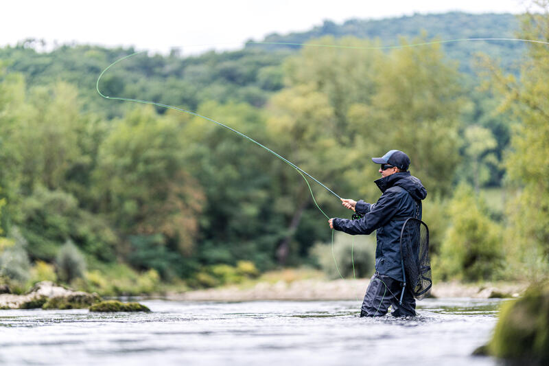 CONJUNTO DE PESCA COM MOSCA HRK 8'6 4/5