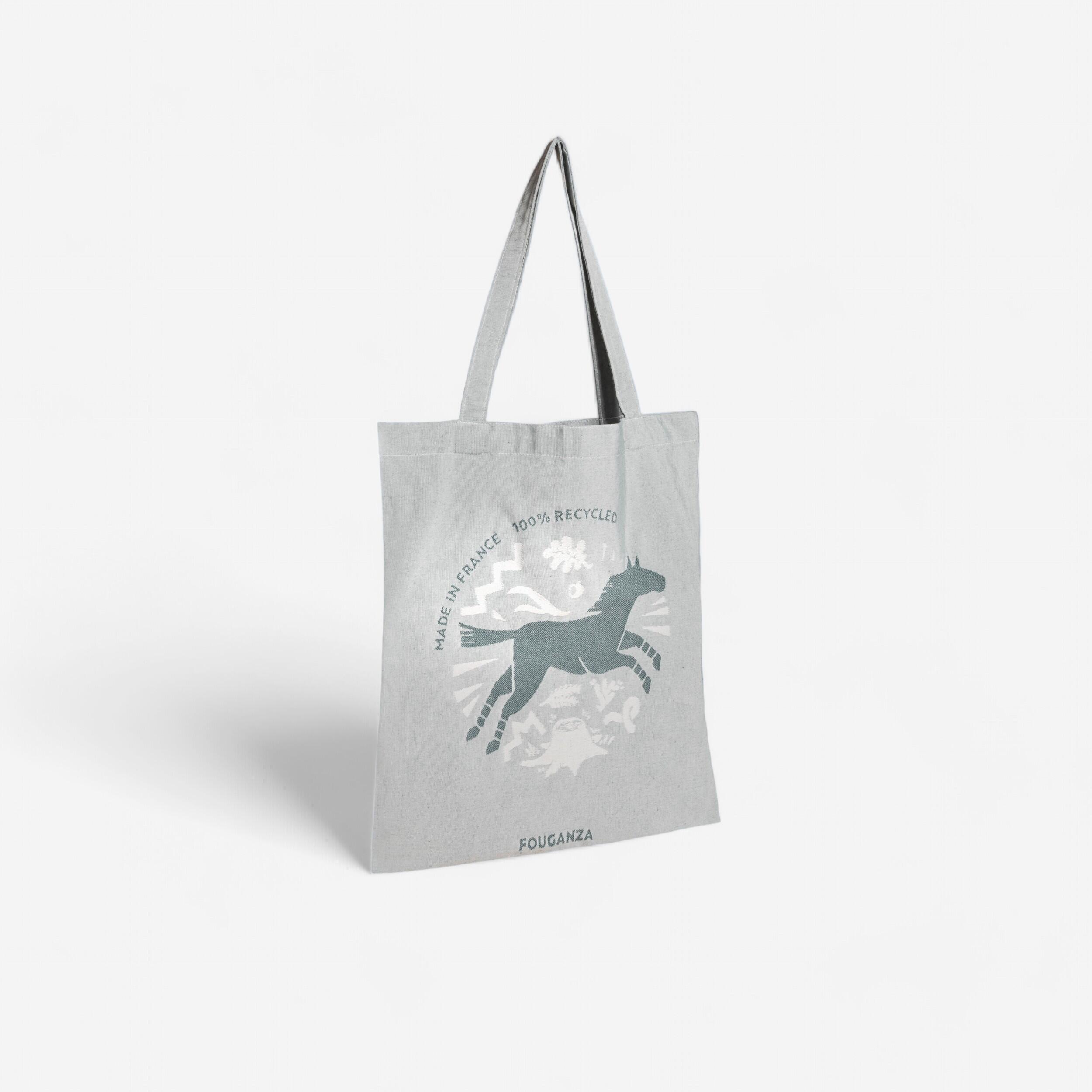 Fouganza - Tote Bag Équitation Turquoise Made In France - Sac De Pansage - Sport Equestre - Bleu-vert - Taille Unique - Decathlon