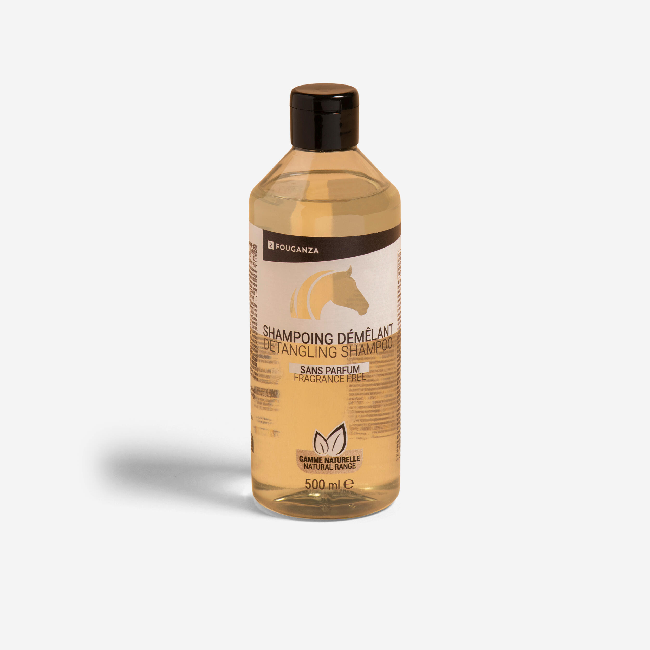 FOUGANZA Horse Riding Detangling Shampoo for Horse & Pony 500ml - Fragrance-Free