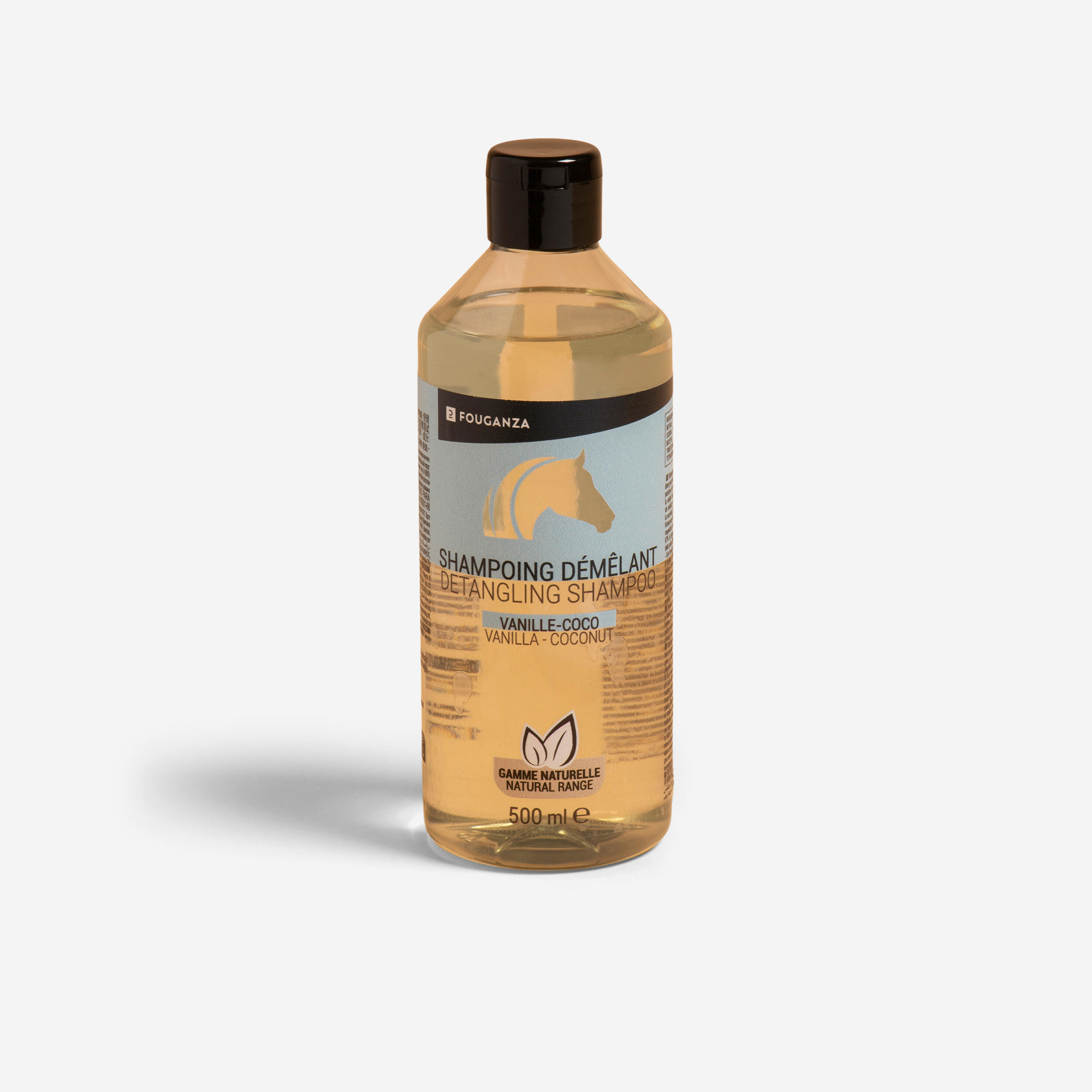 Horse Riding Detangling Shampoo for Horse & Pony 500ml - Vanilla/Coconut 1/1