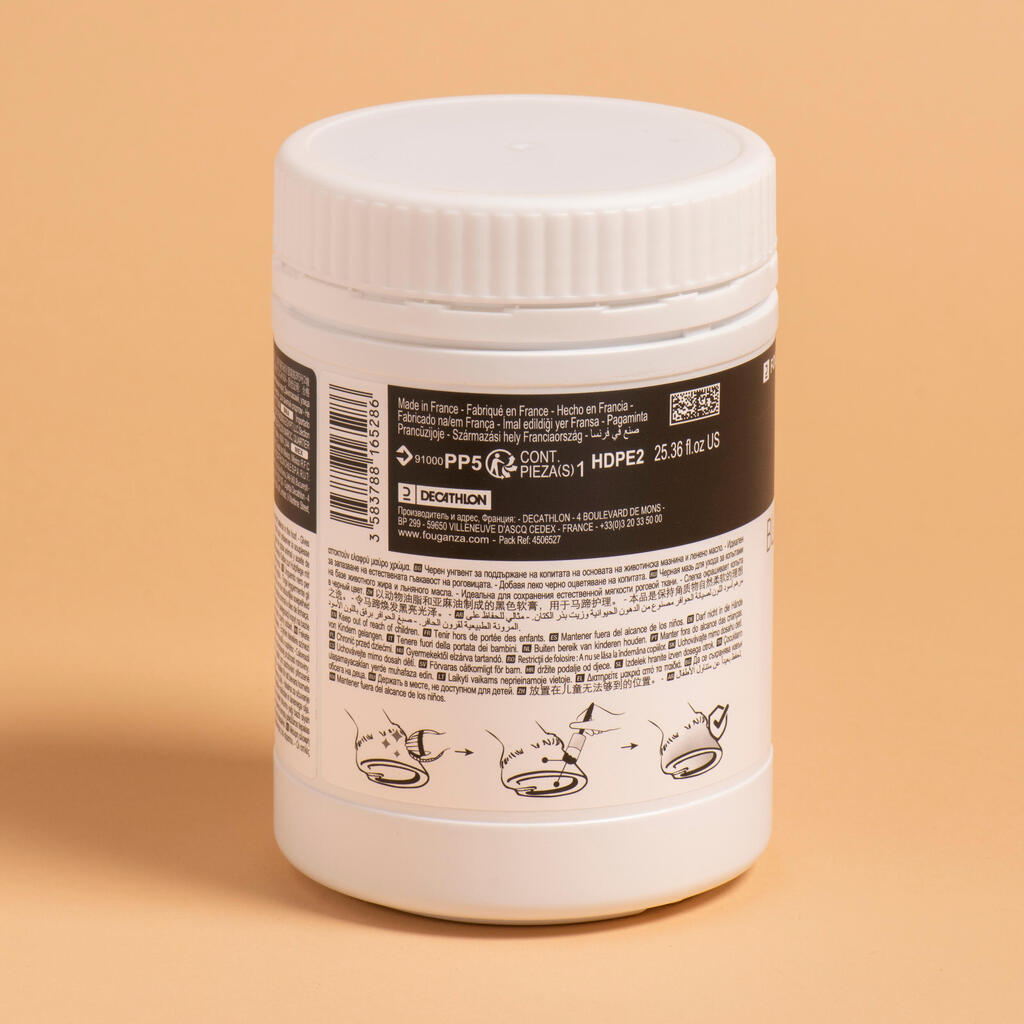 MAST ZA NEGU KOPITA ZA KONJE I PONIJE 750 ml - CRNA