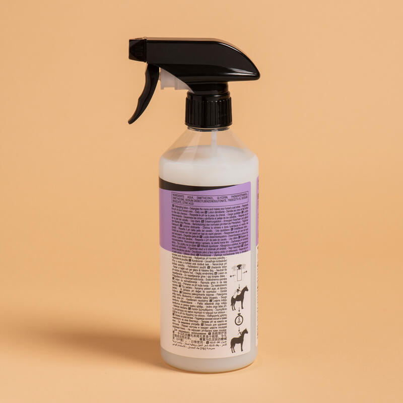 Spray Descurcare şi Strălucire Echitaţie Cal/Ponei 500 ml 