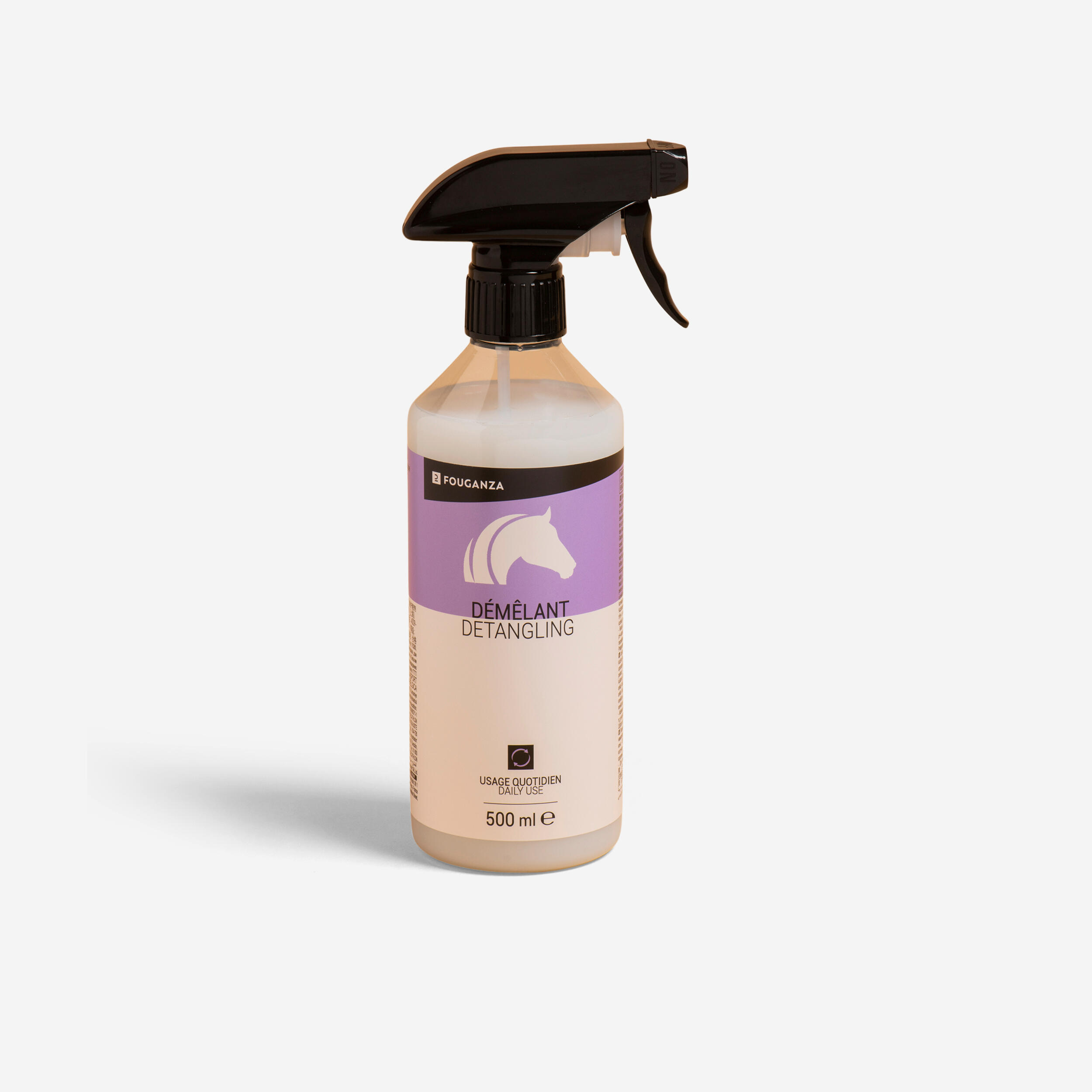 Démêlant lustrant d'équitation pour cheval et poney 500 ml - FOUGANZA