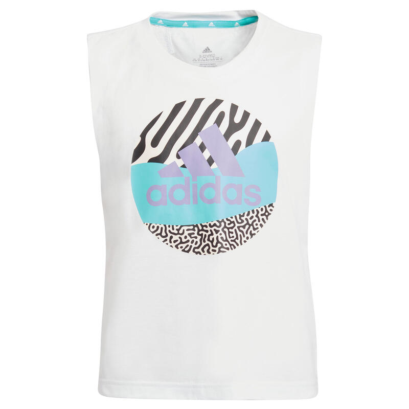 Camiseta sin mangas blanca 500 ADIDAS