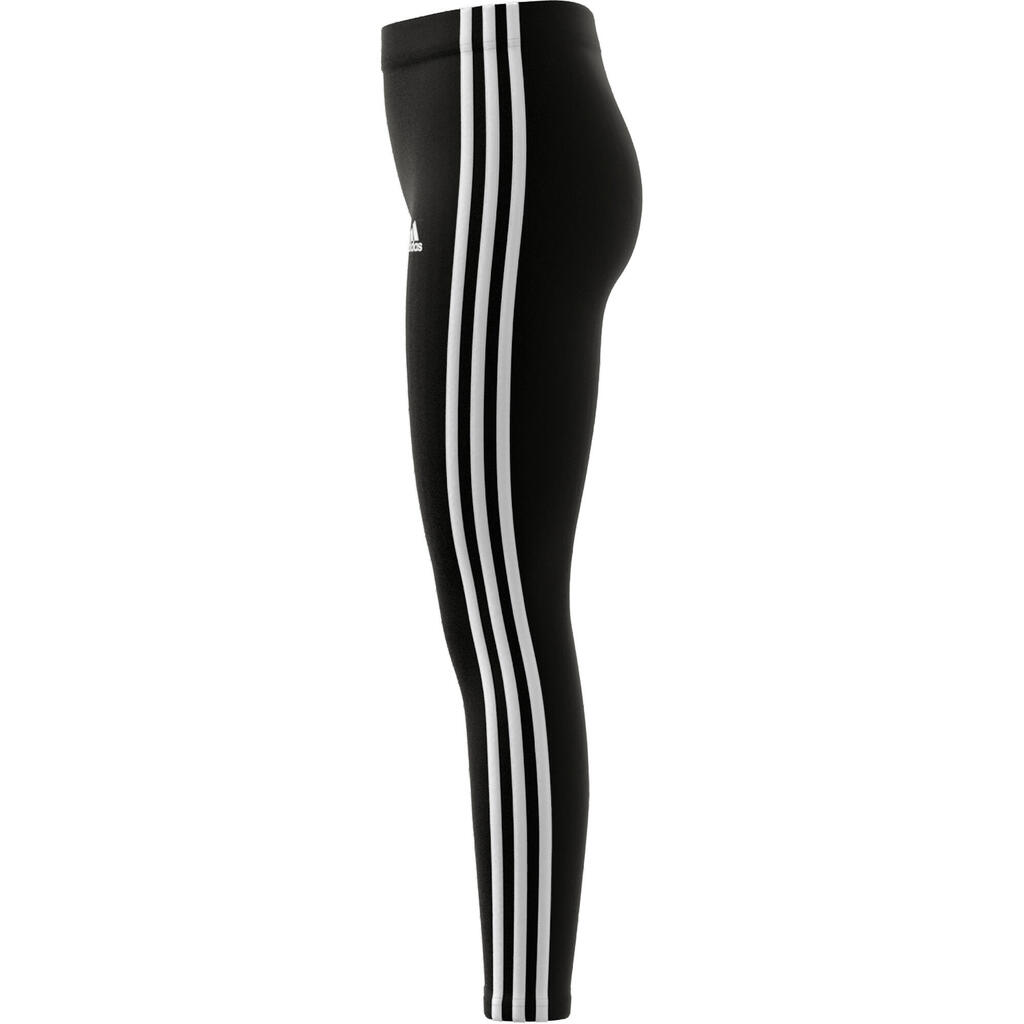 Girls' Leggings 3 Stripes - Black