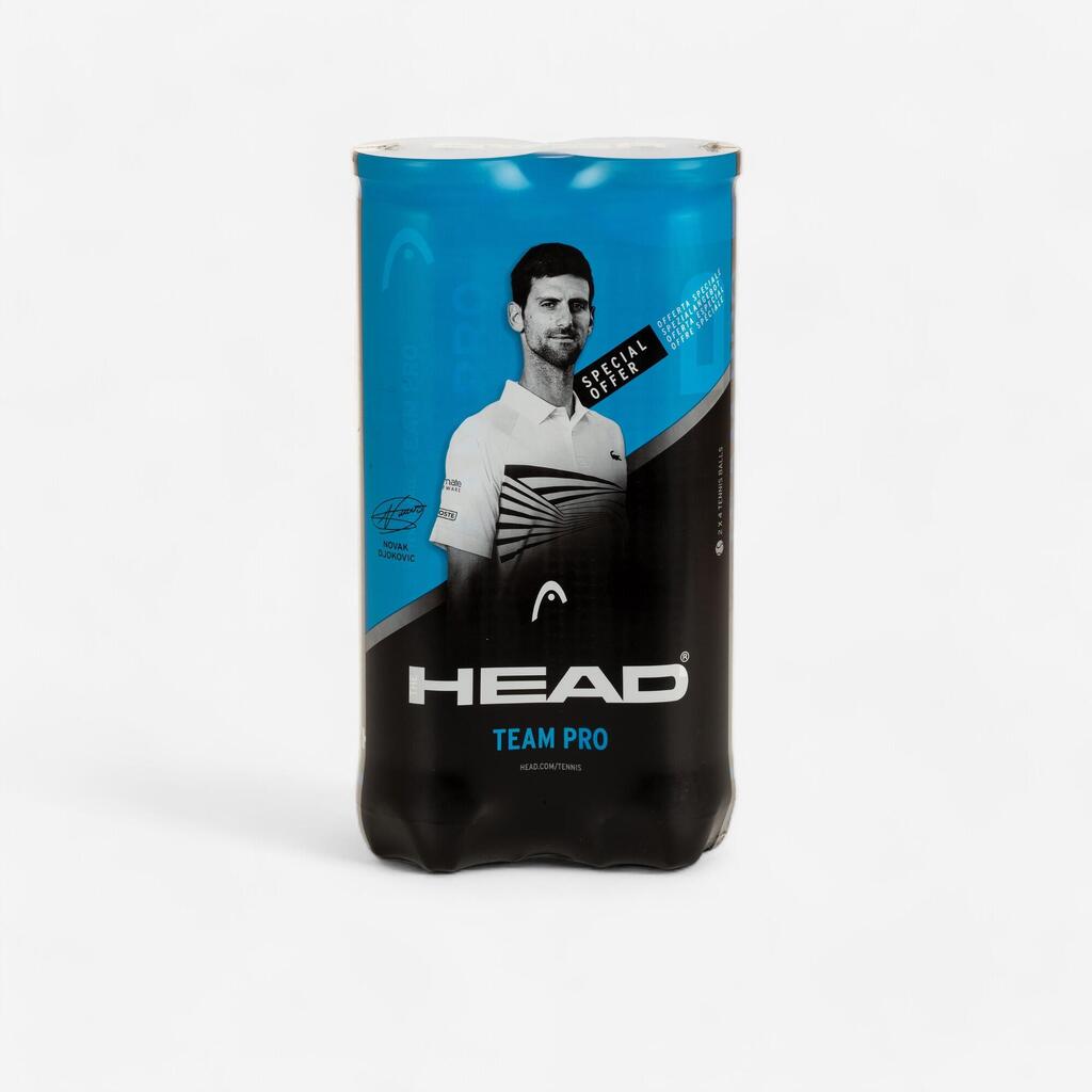 Žute loptice za tenis ALL-ROUND PRO (2 x 4 komada)