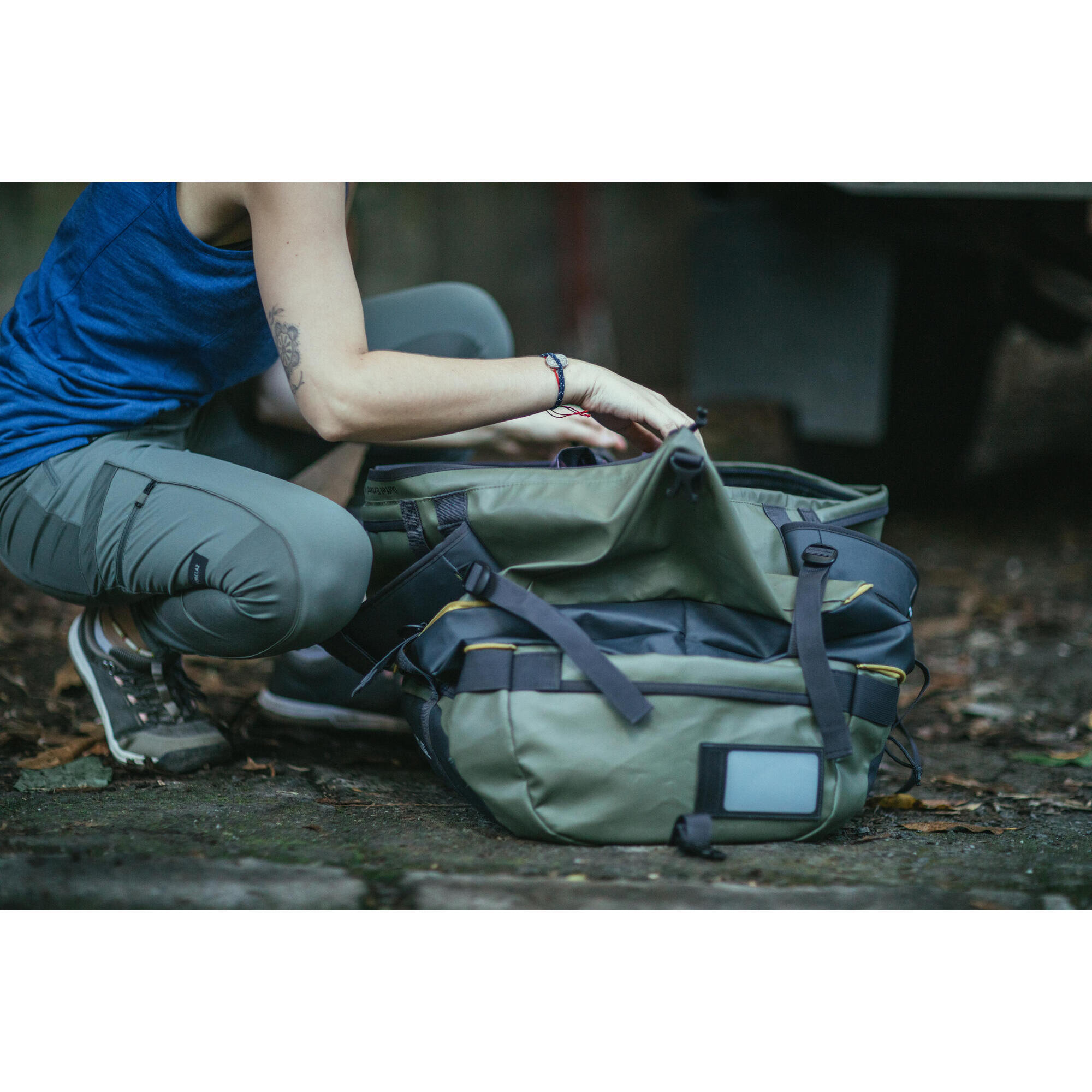 Borsa da trasporto per il trekking - da 40 L a 60 L - DUFFEL 500 EXTEND