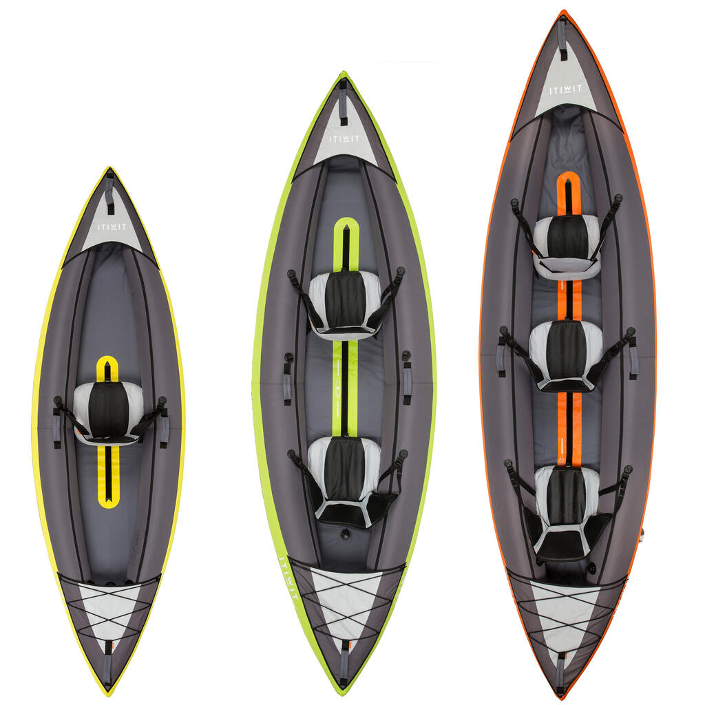 KAYAK INFLABLE 2-3 PERSONA NARANJO