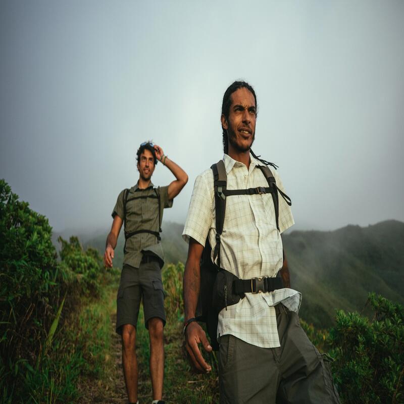 Koszula trekkingowa z krótkim rękawem Forclaz Travel 100