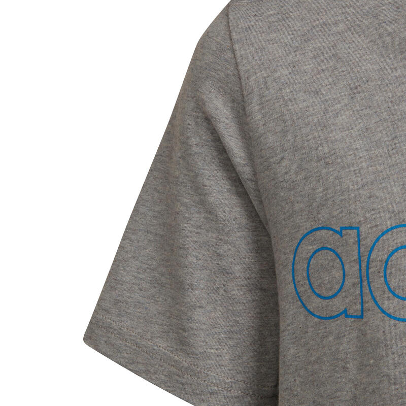 T-shirt voor jongens Linear grijs