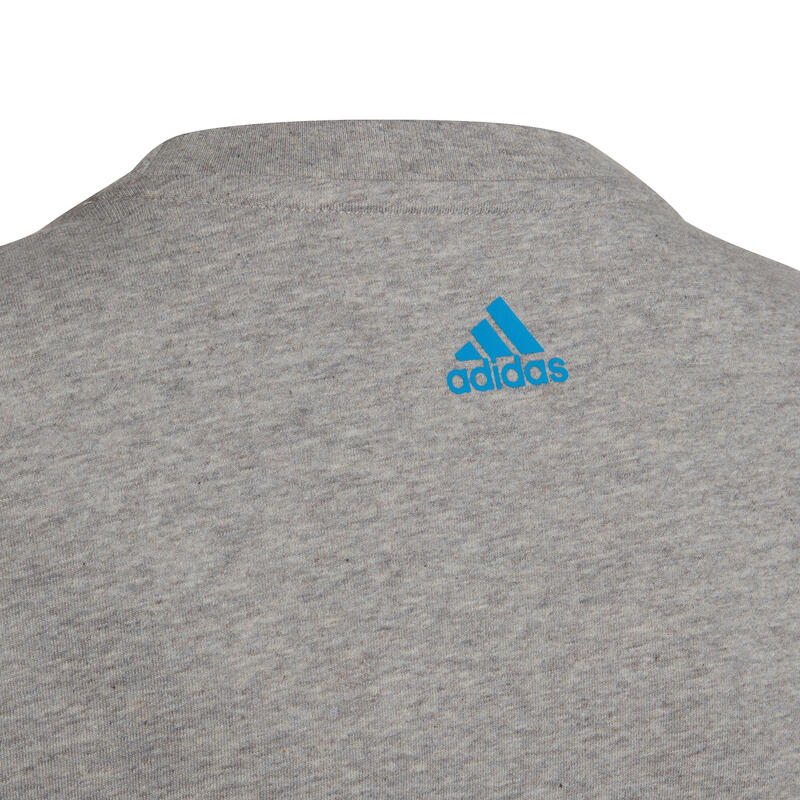 T-SHIRT GARÇON LINEAR ADIDAS GRIS