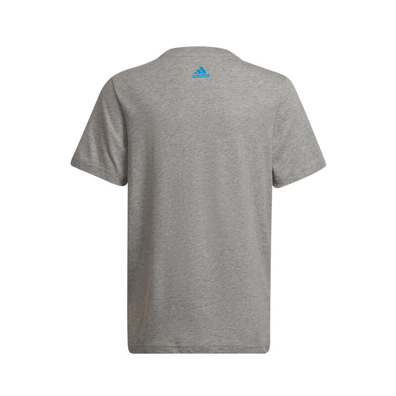 T-shirt voor jongens Linear grijs
